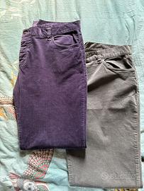 Pantaloni velluto Slam 56-58