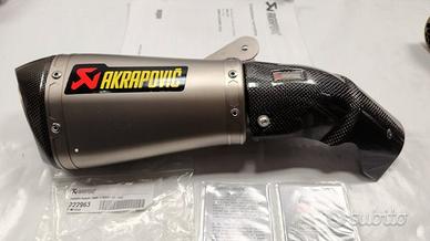 terminale Marmitta scarico Akrapovic Slip On Titan
