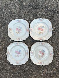 4 Piattini da dolce Porcellana Schwarzenhammer