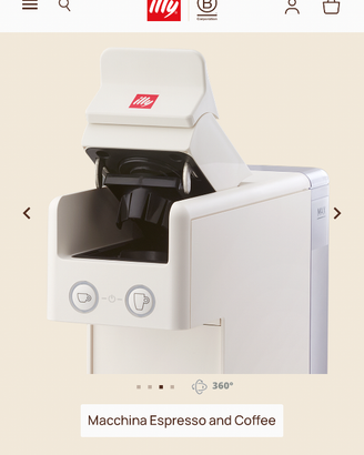Illy macchina da caffè Y 3.3