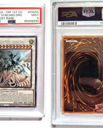 PSA 9 - CRYSTAL CLEAR WING SYNCHRO DRAGON Ghost