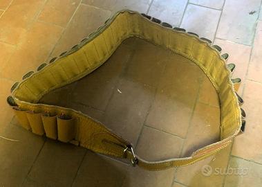Cintura cartuccera in cuoio 30 celle ‒ vintage
