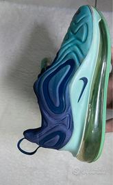 Nike Air Max 720 blu sfumate verde acqua originali