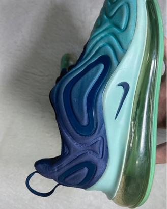 Nike Air Max 720 blu sfumate verde acqua originali