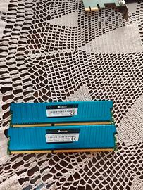 16gb ram desktop Corsair 2x8gb ddr3 con dissipator