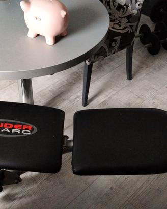 panca per addominali e gambe 
