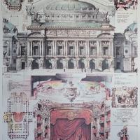 Teatro de l'Opéra Parigi stampa grande formato