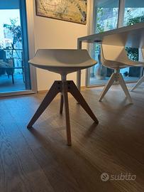 Sgabello girevole MDF Italia