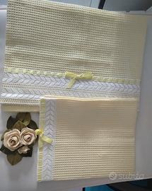 Set asciugamani in puro cotone