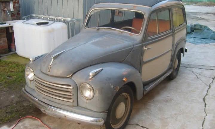 Fiat 500c belvedere topolino semi restaurata