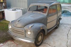 Fiat 500c belvedere topolino semi restaurata