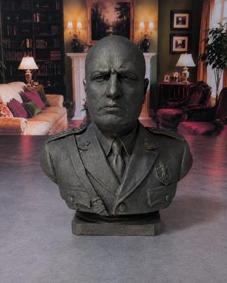 Busto Benito Mussolini storico – Effetto bronzo