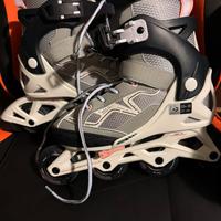 2 paia di Pattini a rotelle numero 42 e 36