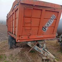 Rimorchio dumper Grazioli mono asse
