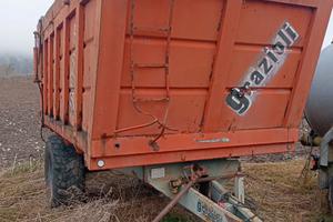 Rimorchio dumper Grazioli mono asse