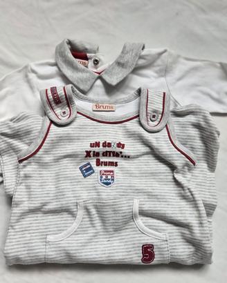 Tutina Brums 2 Pezzi NUOVO Neonata/o – Tg. 3 Mesi