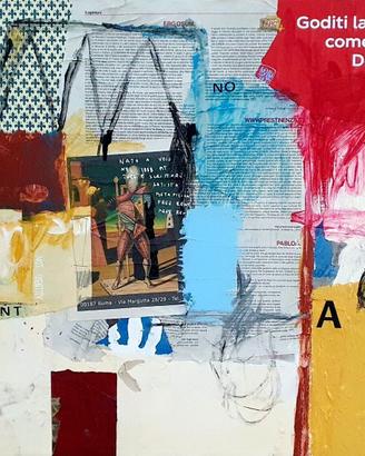 "Free Rent" - tecnica mista su tela 50x70 - Sterpa