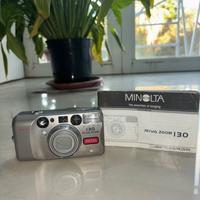 Minolta riva zoom 130 con manuale