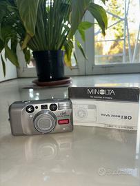 Minolta riva zoom 130 con manuale