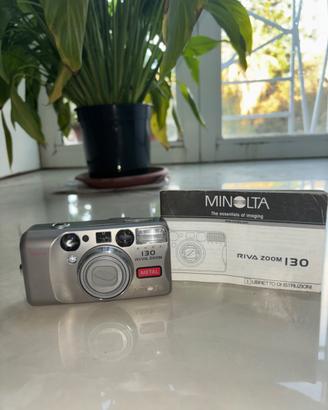 Minolta riva zoom 130 con manuale