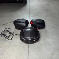 Set bauletto borse givi