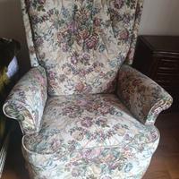 Poltrona Bergère Vintage con meccanismo relax