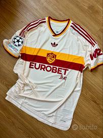 Maglia Roma 2026/27 bianca con patch Champions