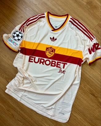 Maglia Roma 2026/27 bianca con patch Champions