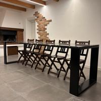 Tavolo in quarzite di belvedere