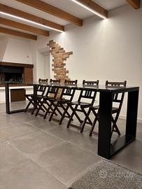 Tavolo in quarzite di belvedere