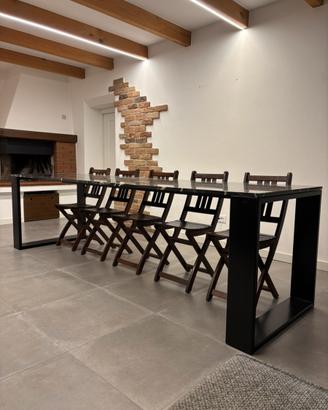 Tavolo in quarzite di belvedere