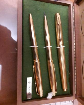 Set Parker 75 Insignia Trilogy Oro