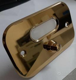 CAMPANELLI FUORIPORTA IN OTTONE LUCIDO TRATTATO PV