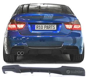 DIFFUSORE BMW E90 E91 LOOK M NERO LUCIDO