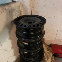 4 cerchi in acciaio originale Renault 7J17