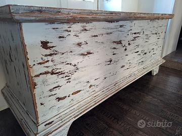 cassapanca shabby chic