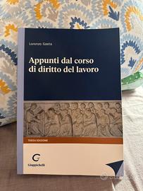 Appunti dal corso di diritto del lavoro