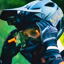 maschera occhiali R-flow lente apribile down-hill