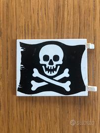 Lego Bandiera Pirati (Jolly Roger) con clip rotte