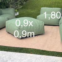Divano modulare per giardino