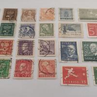 francobolli Danimarca - Norvegia - Svezia - Finlan