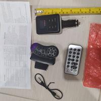 Trasmettitore FM stereo con vivavoce bluetooth