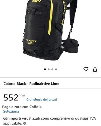 Zaino airbag snowboard BCA FLOAT 32 