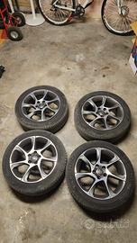 Cerchi lega completi di gomme, volvo V40 V50 V60