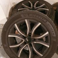 Ruote complete: n.4 cerchi lega + gomme invernali