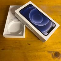 Apple Iphone  12 mini 64Gb blu con scatola e vetro