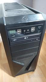 pc computer fisso assemblato, manca hd