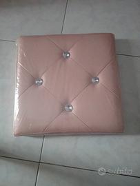 pouff contenitore con strass