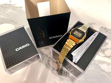 VENDUTO!!!orologio Casio in acciao dorato