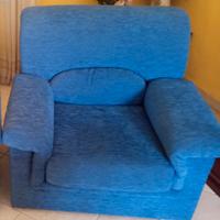 poltrona in stoffa
